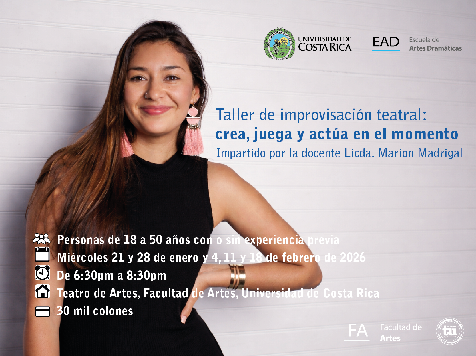 Taller de improvisación teatral - Escuela de Artes Dramáticas